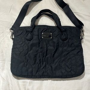 Marc Jacobs pretty quilted nylon laptop bag 13 inch great condition